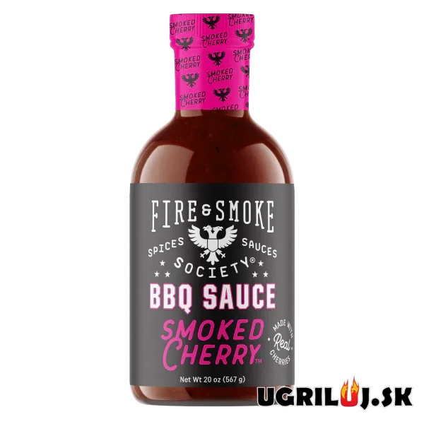 BBQ omáčka na grilovanie - Fire&Smoke -  Smoked Cherry BBQ Sauce, 567g