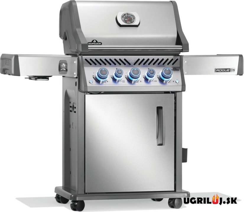 Plynový gril Napoleon - Rogue 425 PRO-S, nerez (+Rotisserie)