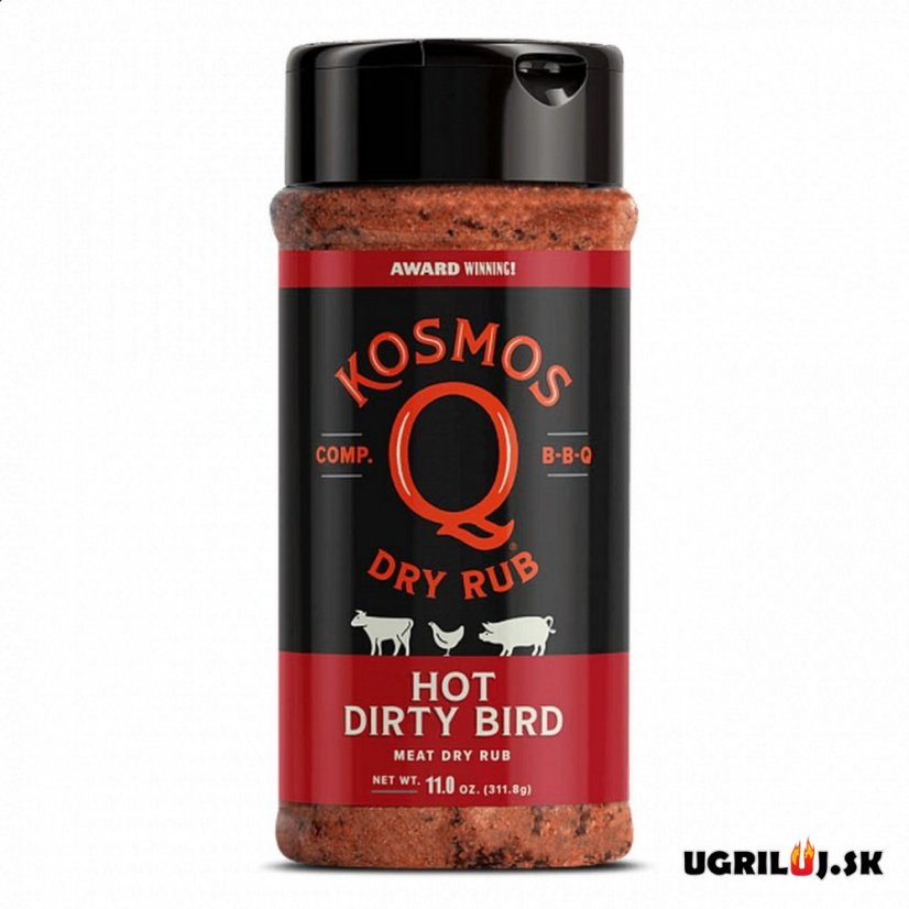 Grilovacie korenie Kosmo´s Q - Hot Dirty Bird Rub, 311g