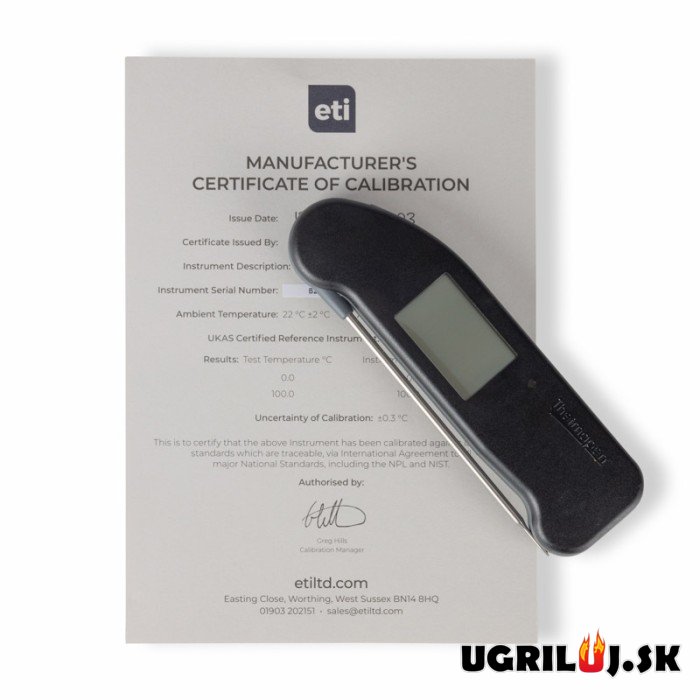 Vpichový teplomer Thermapen One, čierny