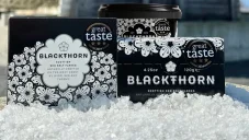 Škótska prémiová morská soľ Blackthorn Salt Flakes, biela, (vločky), 120g
