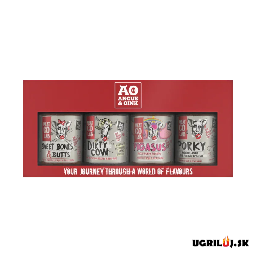 Darčeková sada BBQ korenia Angus & Oink, Best of BBQ