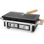 Stolný keramický hibachi gril na drevené uhlie, 39x22cm