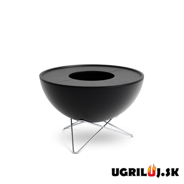 Grilovacia liatinová platňa pre ohnisko Bowl 70, (polkruh)