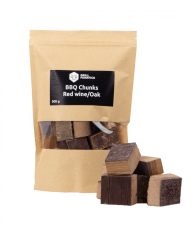 Štiepka do grilu - Kúsky na údenie, Červené víno/Dub, 500g