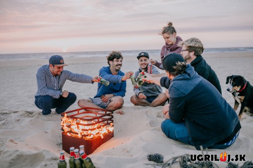 Ohnisko Höfats CUBE, rusty