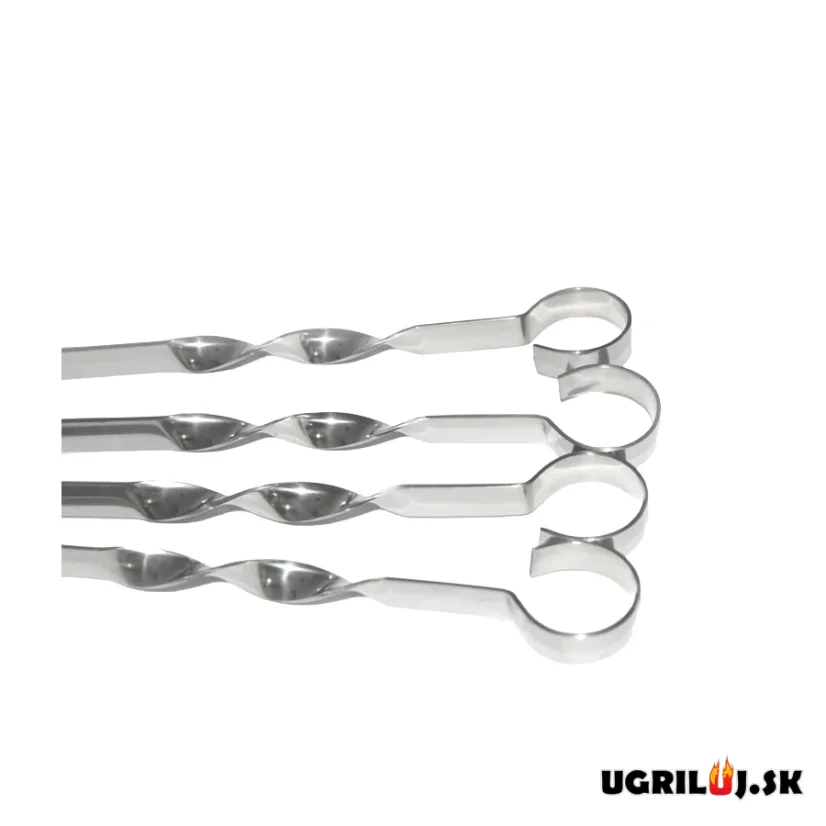 Nerezové špízy - ploché, 58cm, (6ks)