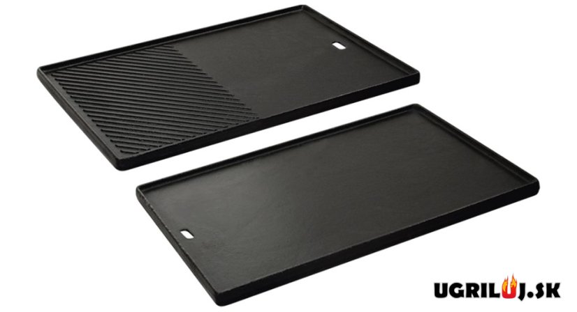 Liatinová grilovacia platňa obojstranná Enders, Reversible Cast Iron Grill Plate - SWITCH GRID, Monroe Pro 4