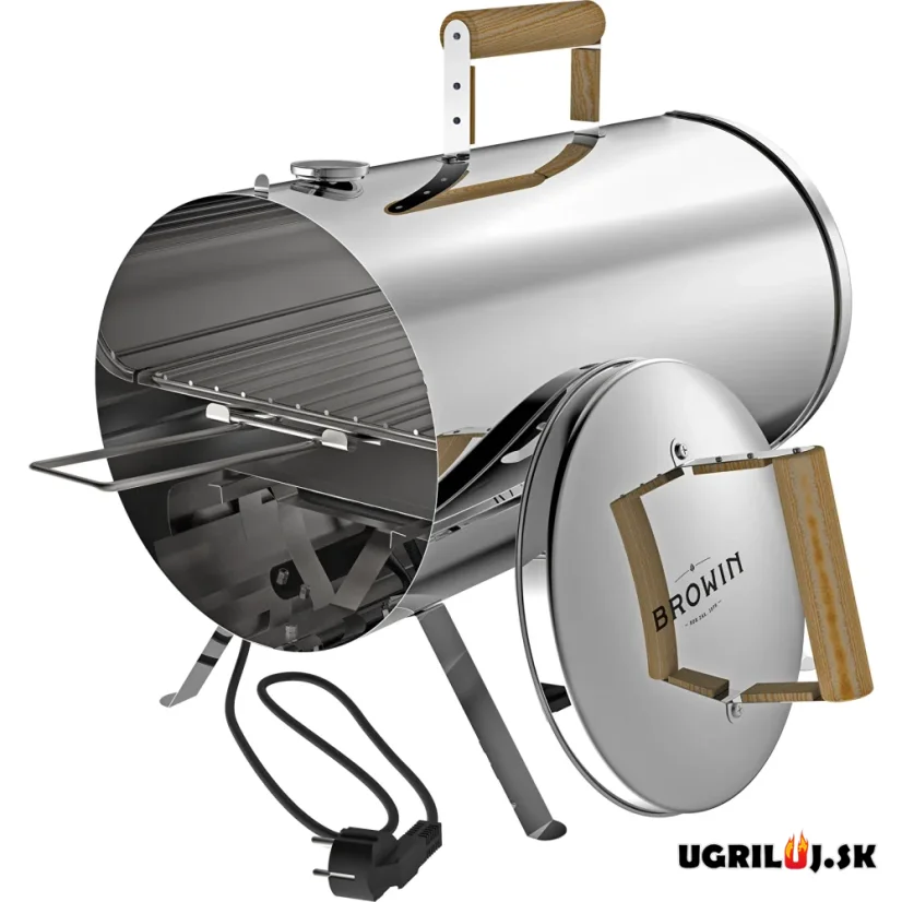 Nerezová prenosná udiareň a rúra Browin, Drum