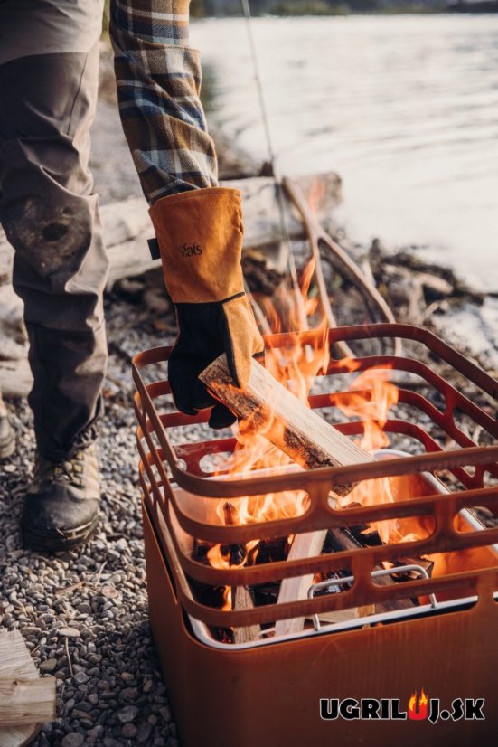 Ohnisko Höfats CUBE, rusty