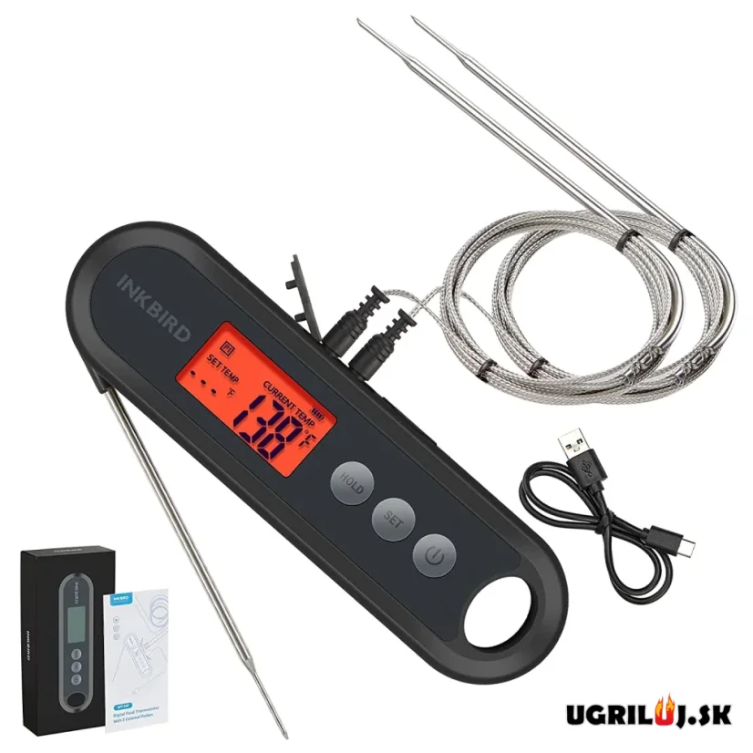 Vpichový teplomer Inkbird - IHT-2XP, s dvomi sondami