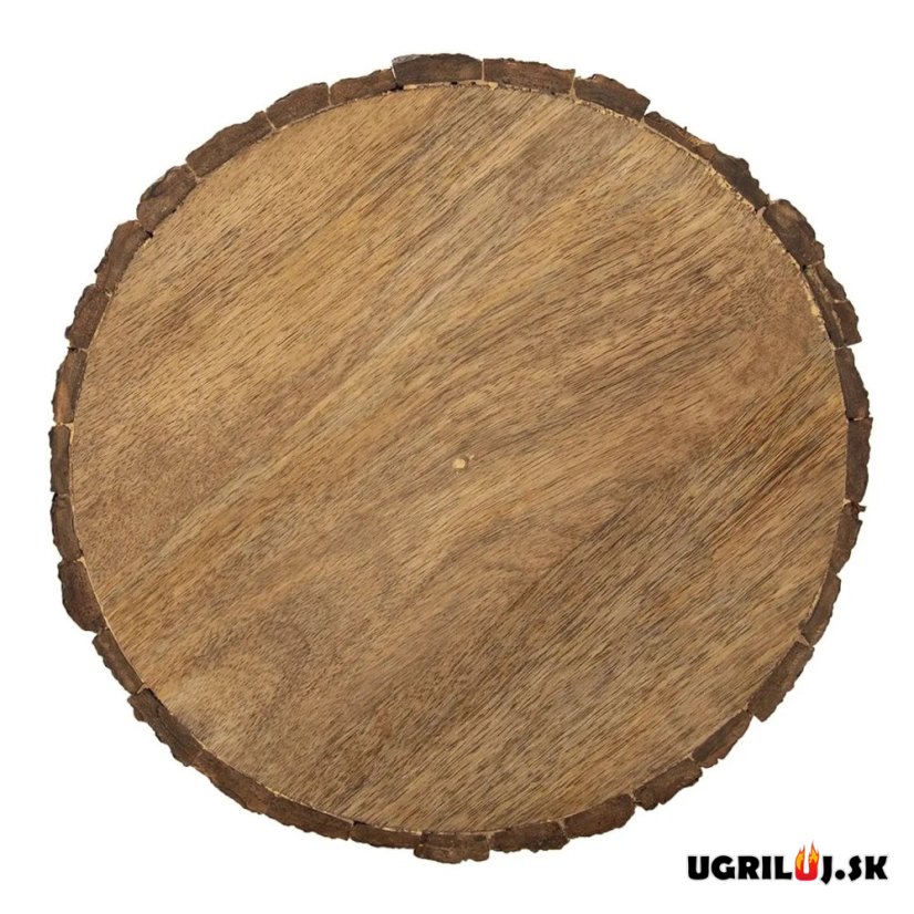 Servírovacia doska, z mangového dreva, 30cm