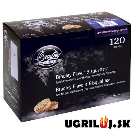 Brikety pre udiarne Bradley - Special Blend, 120ks