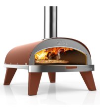 Pizza pec ZiiPa na drevené pelety, oranžovo-hnedá, 31cm