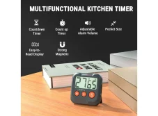 Časovač/Minútky ThermoPro - TM-03, Čierna