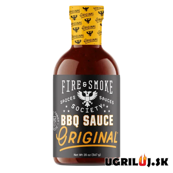 Omáčka Fire&Smoke - Original BBQ Sauce, 567g