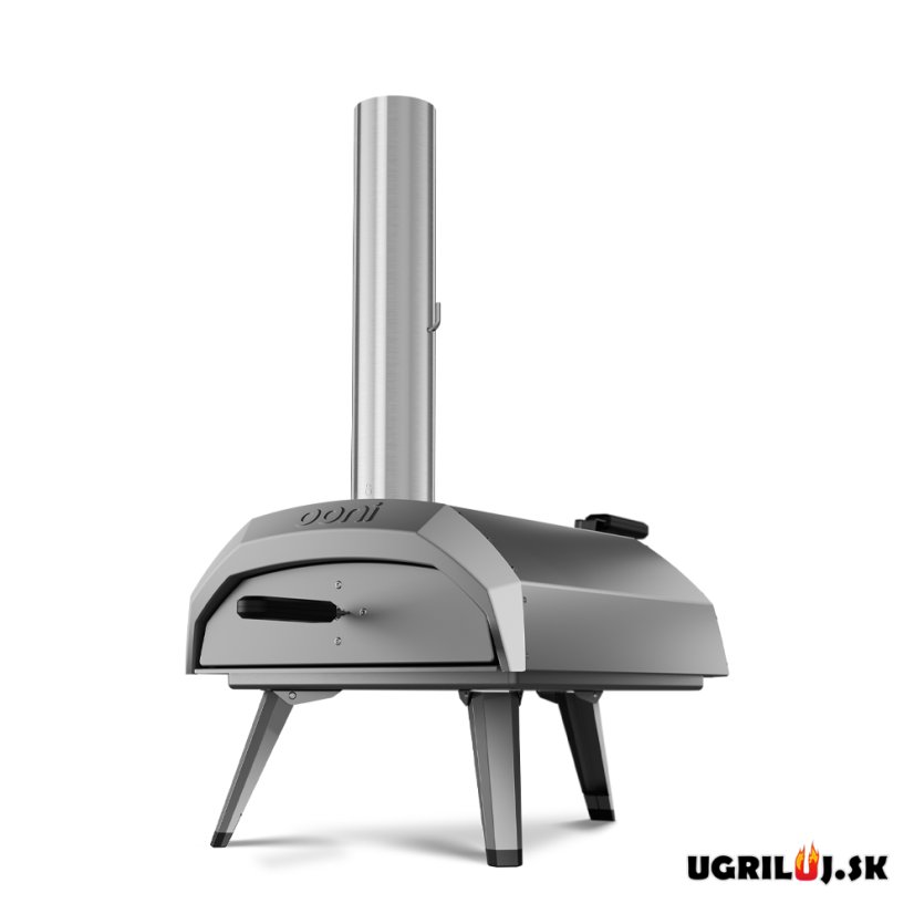 Pizza pec Ooni Karu 12 - Multi-palivová na (drevo/uhlie/pelety/plyn), strieborná