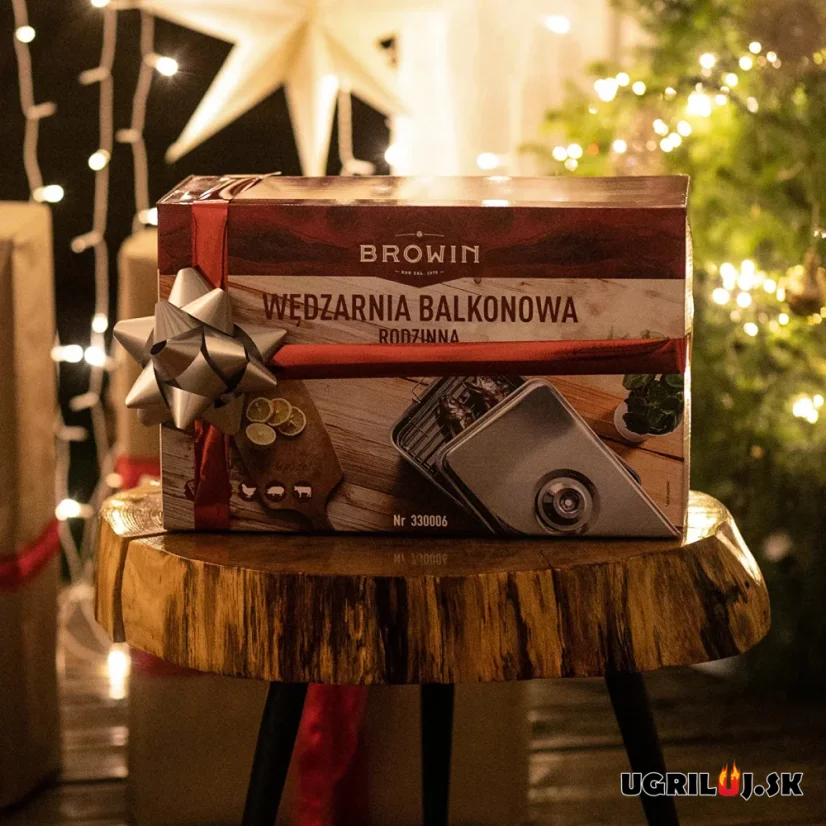 Nerezová prenosná udiareň Browin, XL