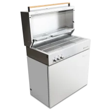 Plynový IR gril Flammkraft - BLOCK D (GEN.5), Ivory White