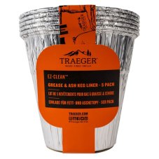 Aluminiová vložka pro kyblíky do grilů Traeger (WOODRIDGE, IRONWOOD, TIMBERLINE), 5ks
