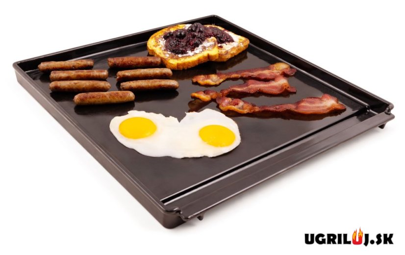 Liatinová grilovacia platňa oboustranná, smalt, tál Broil King - (Crown Series, Baron Series)