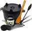 Litinový hrnec s příslušenstvím Outdoorchef – 8.5 l (s nožičkami)