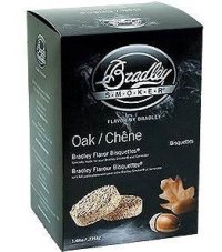 Brikety pre udiarne Bradley - Dub, 48ks