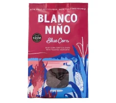 Pravé mexické tortillové lupienky Blanco Niño, Blue Corn, 170g