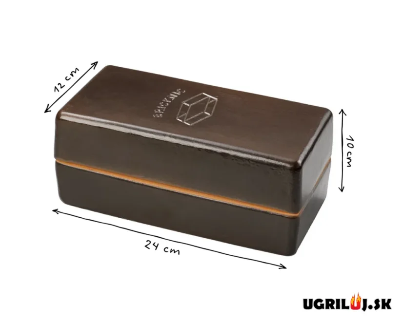 Bricknic Cooking Brick, Zapekacia miska na pečenie, Čierna