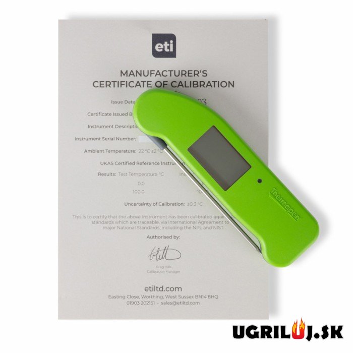 Vpichový teplomer Thermapen One, zelený