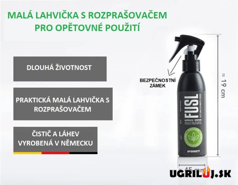 Čistič grilov a udiarní Fusl, 150ml