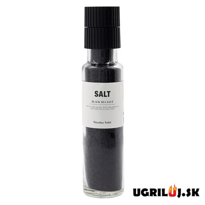 Morská soľ Nicolas Vahé, Black Sea Salt (mlynček), 320g