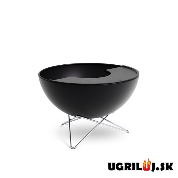 Grilovacia liatinová platňa pre ohnisko Bowl 70, (polkruh)