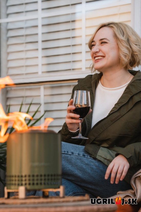 Ohnisko SOLO STOVE - MESA XL - Nerez, Zelená