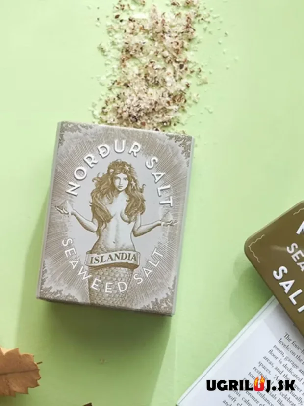 Morská soľ Nordur Salt, morské riasy, (plechovka), 100g
