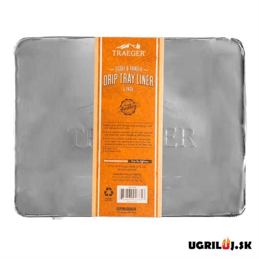 Aluminiová vložka na deflektor pre grily Traeger, 5ks (Ranger)