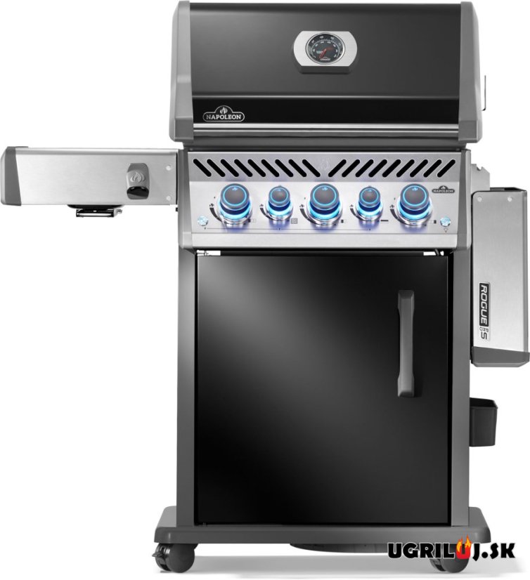 Plynový gril Napoleon - Rogue 425 PRO-S, černá (+Rotisserie)