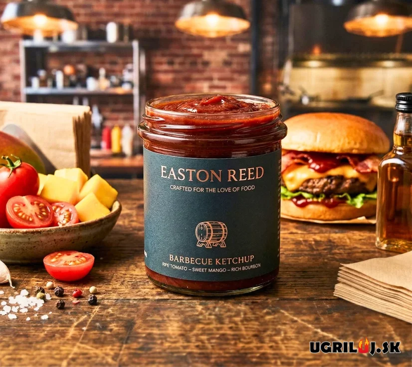 Kečup premium - Easton Reed - Barbecue Ketchup, 218ml