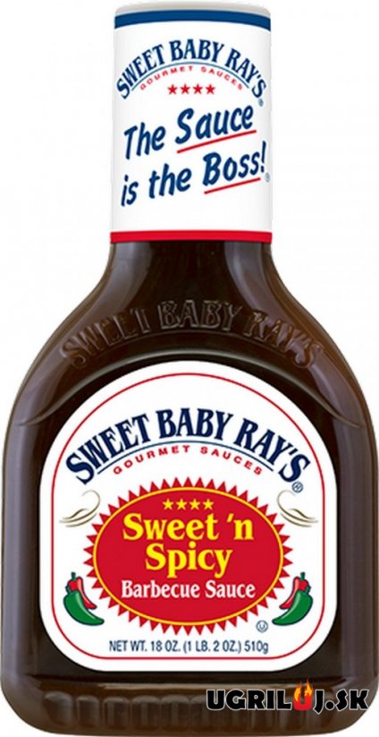 Omáčka Sweet Baby Ray`s - Sweet 'n Spicy BBQ Sauce, 510g