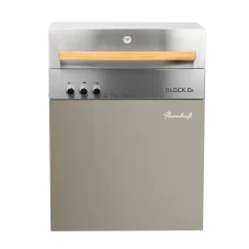 Plynový IR gril Flammkraft - BLOCK Ds (GEN.5), Taupe