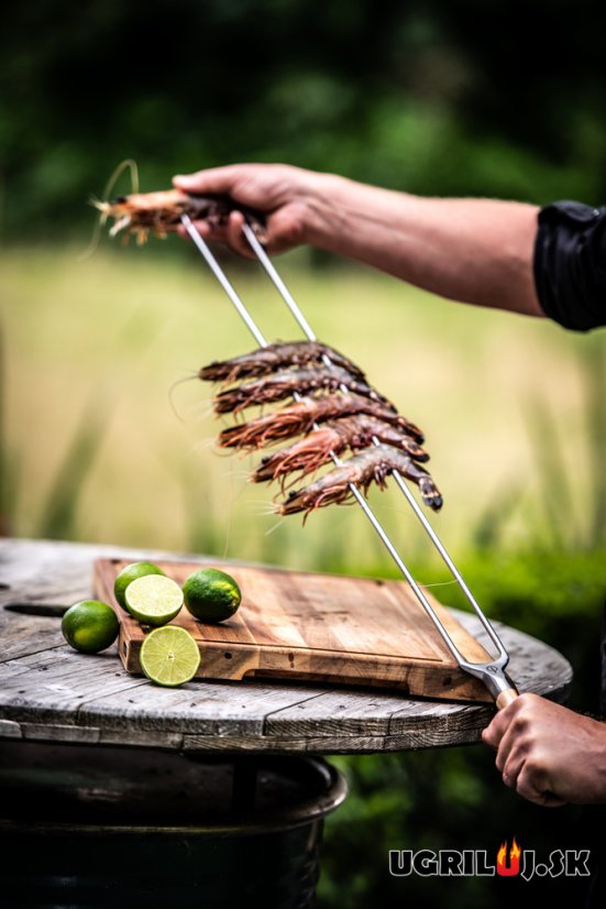 Špíz dvojitý FORGED - Churrasco Olive, 50 cm