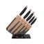 Sada kuchynských nožov, ROSE GOLD, nerez, 6ks