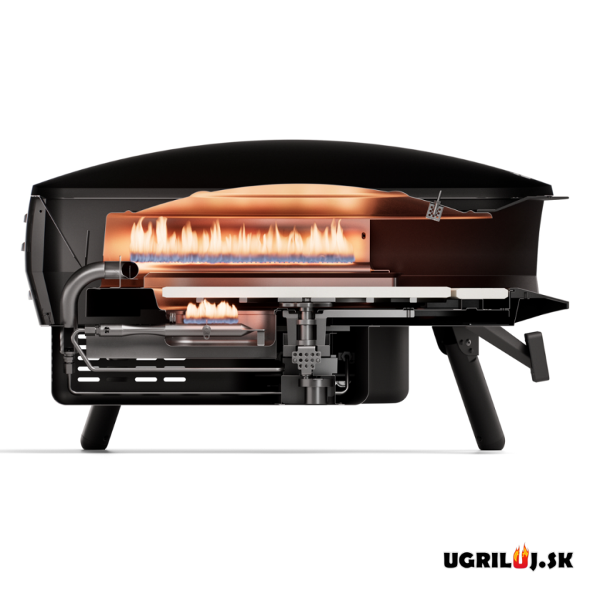 Pizza pec Witt ETNA Rotante Control 16" / 40.5cm  - na (plyn), černá
