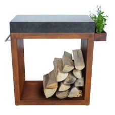 Kuchynský stôl Artiss, Corten, 80x45x91cm