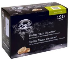 Brikety pre udiarne Bradley - Jablko, 120ks