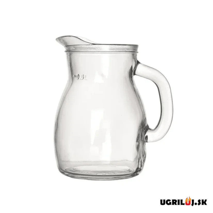 Sklenený džbán 0.5L