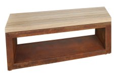 Lavica Artiss, Corten, 110x40x46cm
